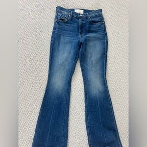 MOTHER The Weekend Flate Leg Jeans 26